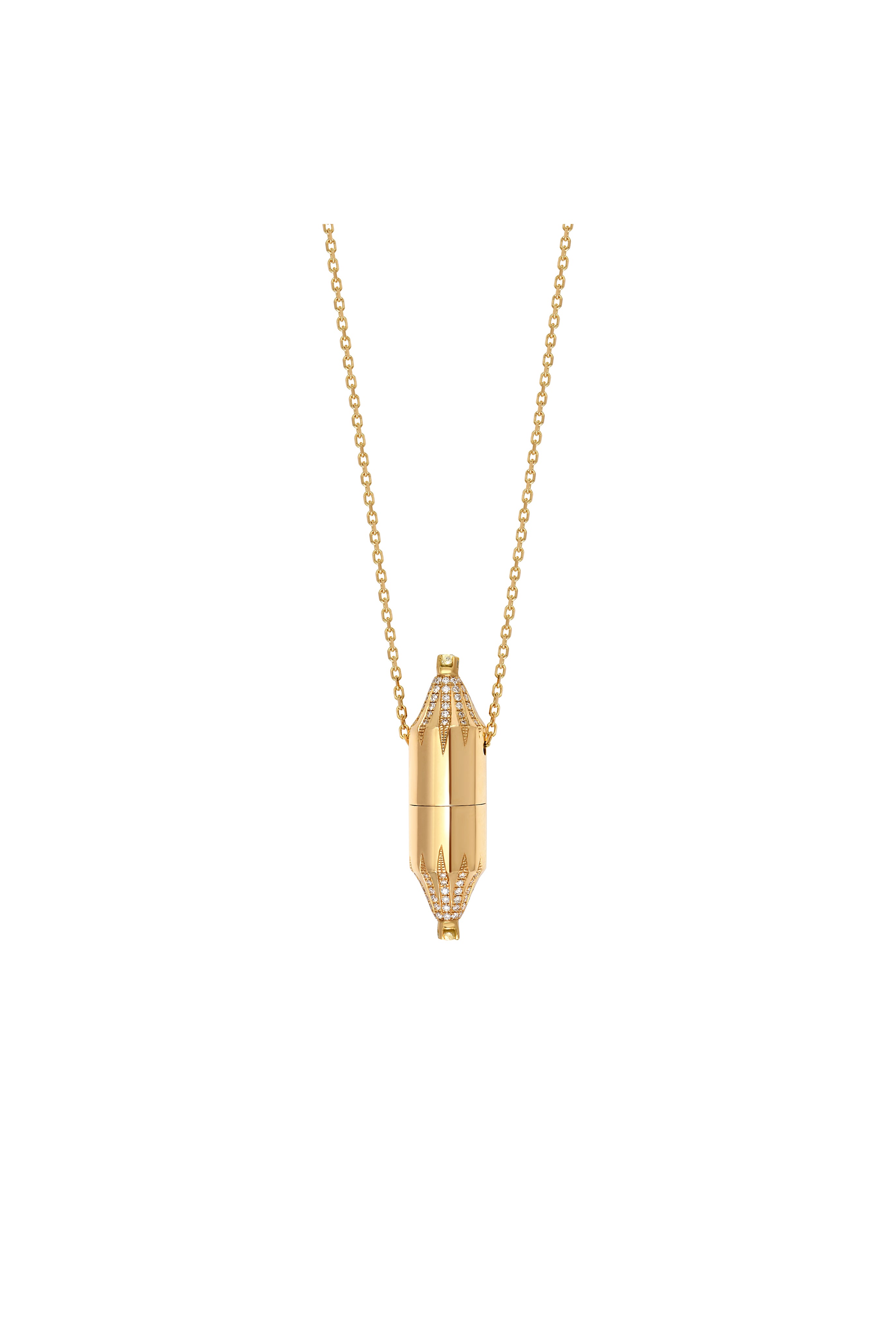Amar Beryl diamond pendant