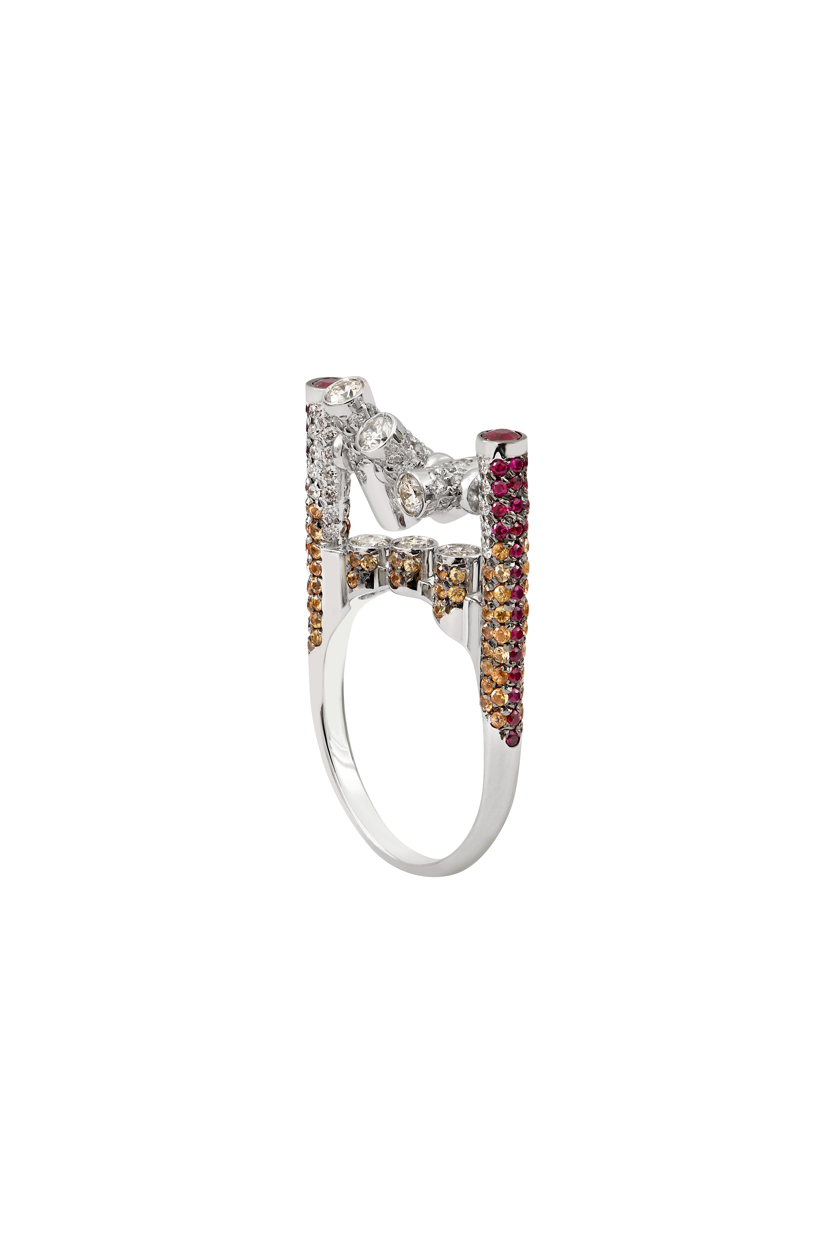 Jagat diamond ruby ring