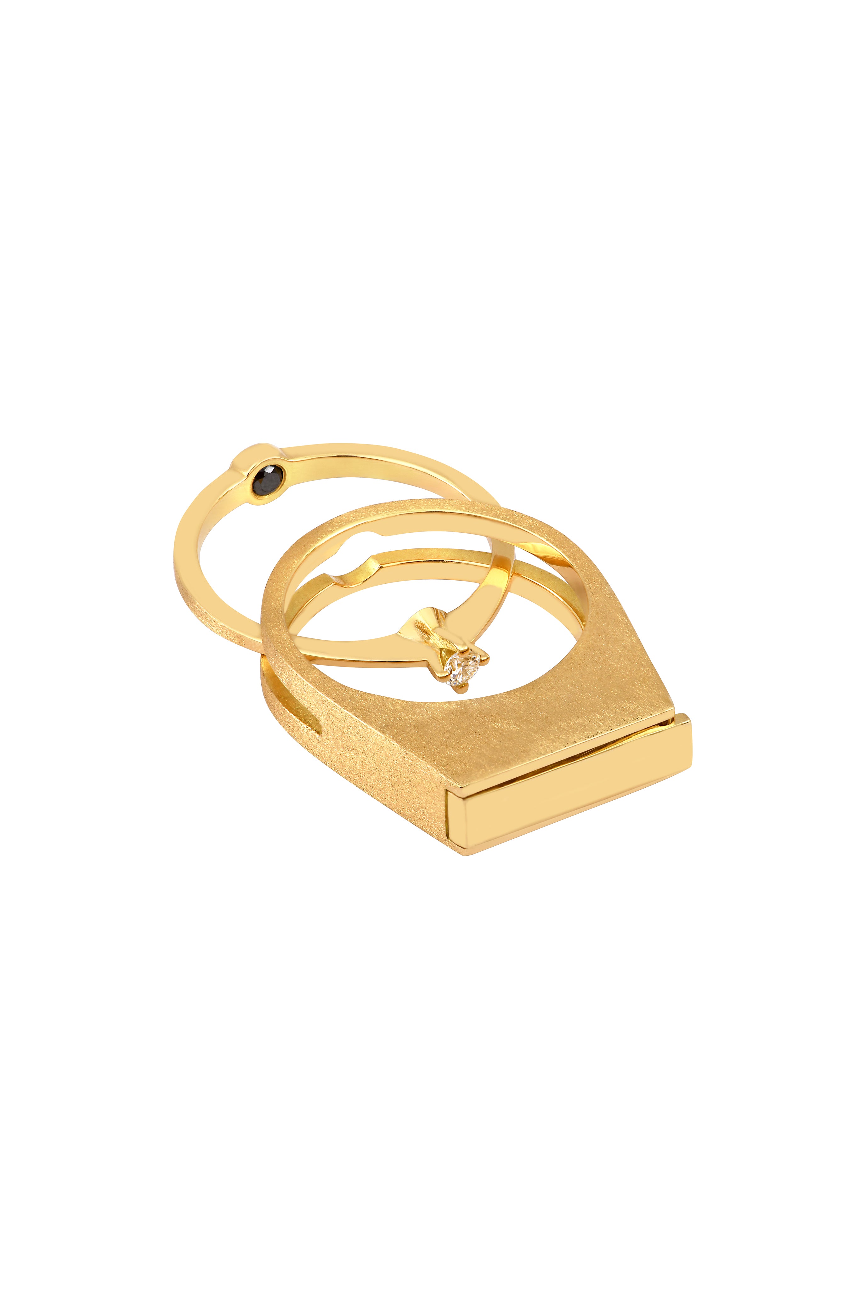 Secret Garden diamond rings