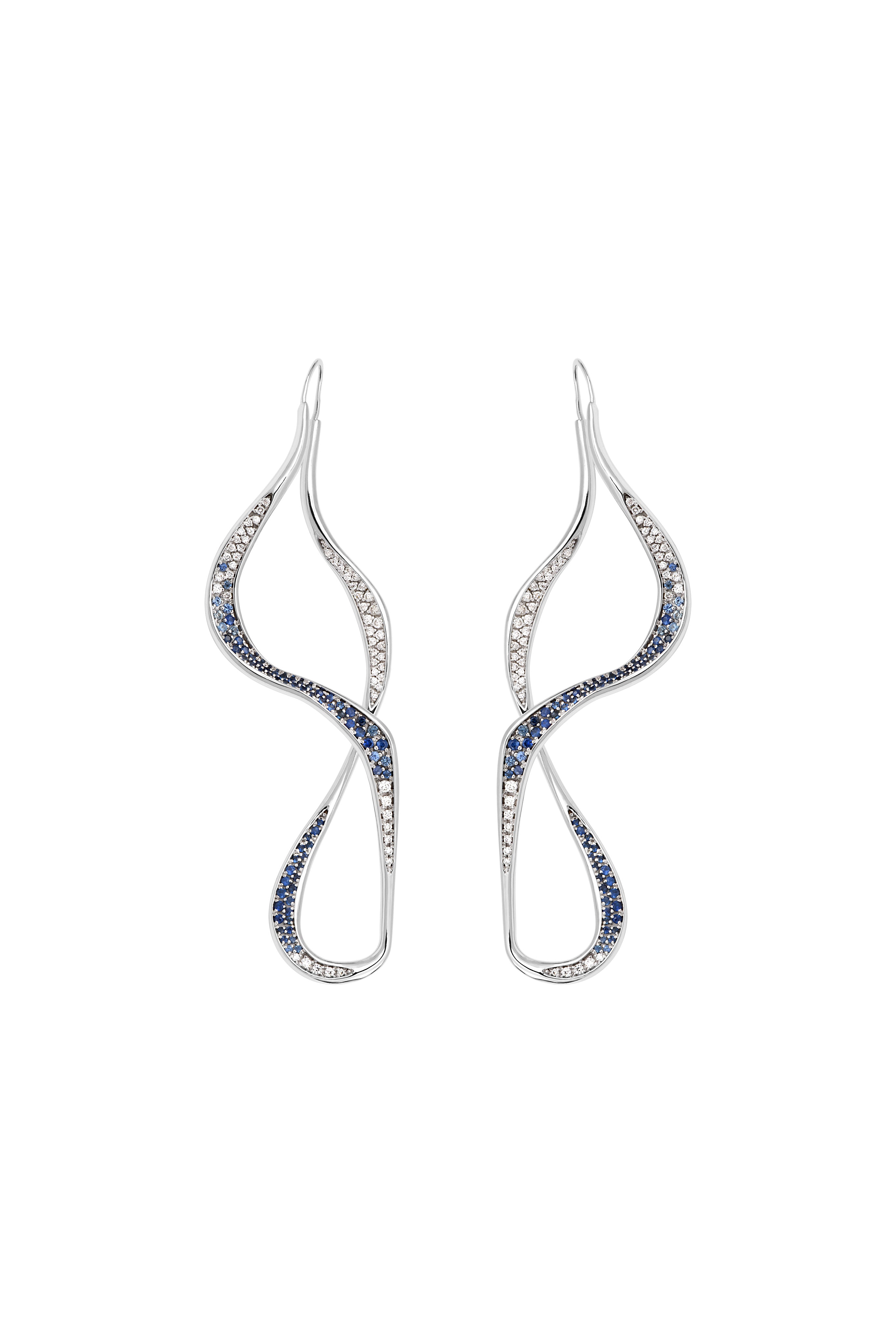 Udor diamond sapphire earrings