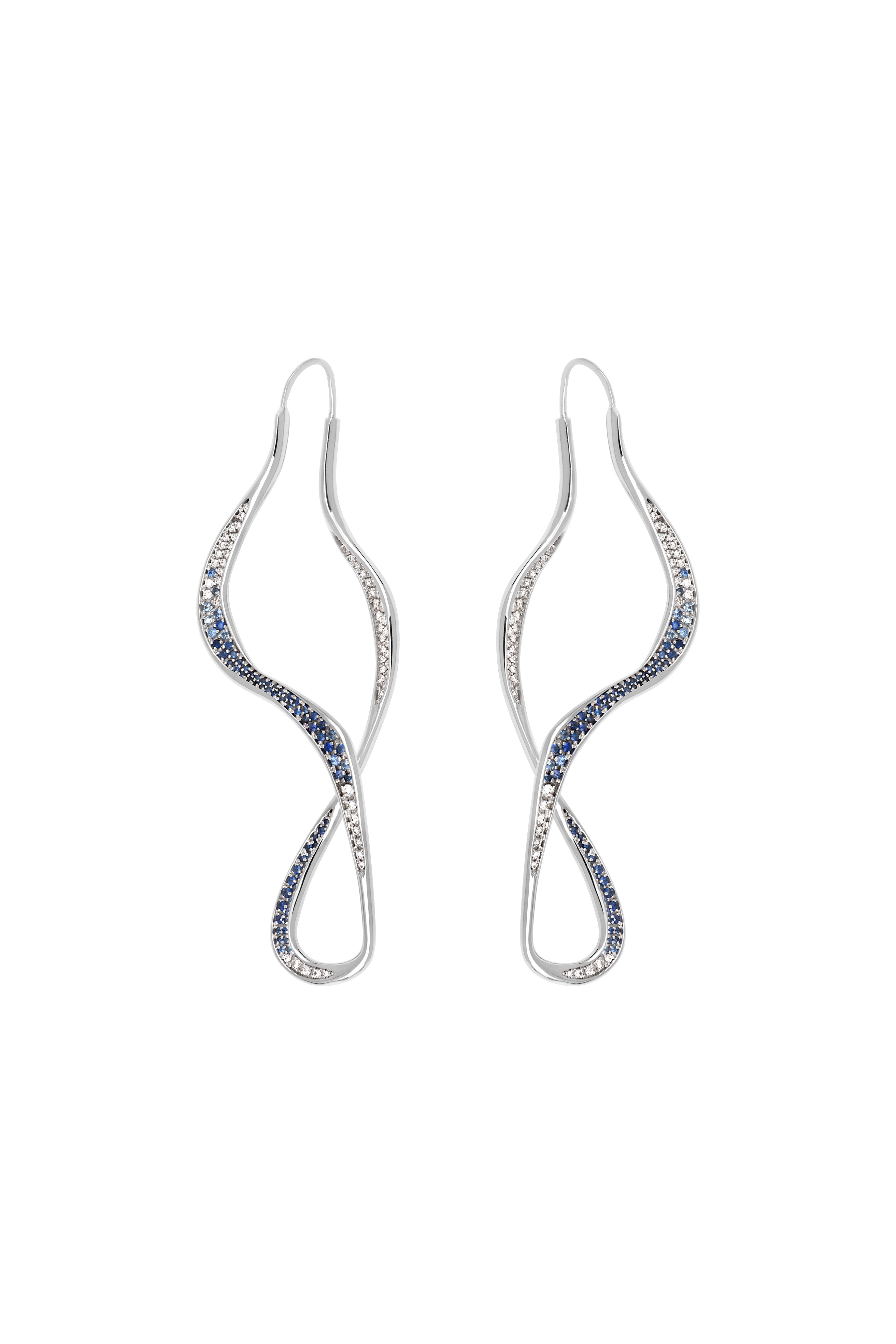 Udor diamond sapphire earrings