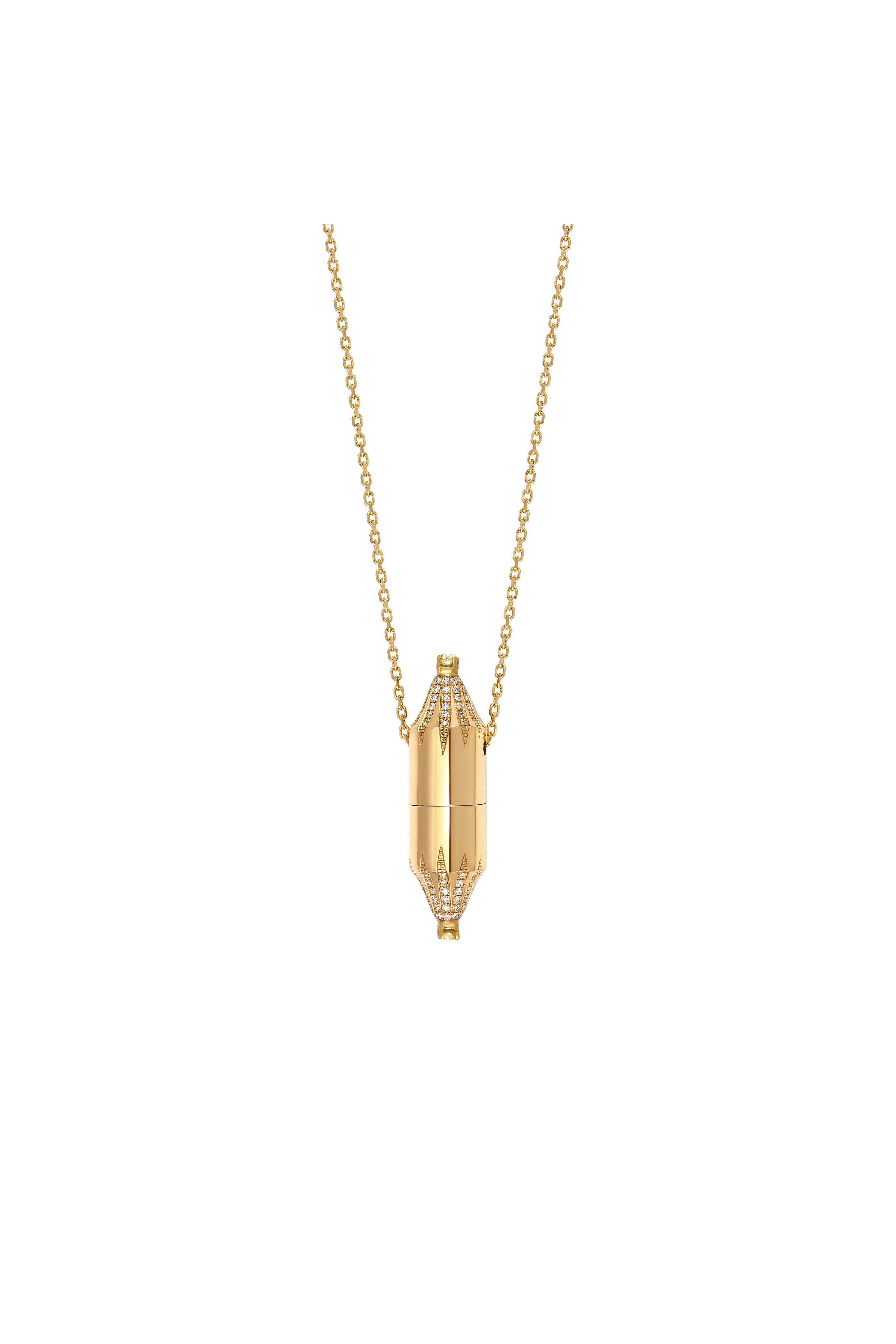 Amar Beryl diamond pendant