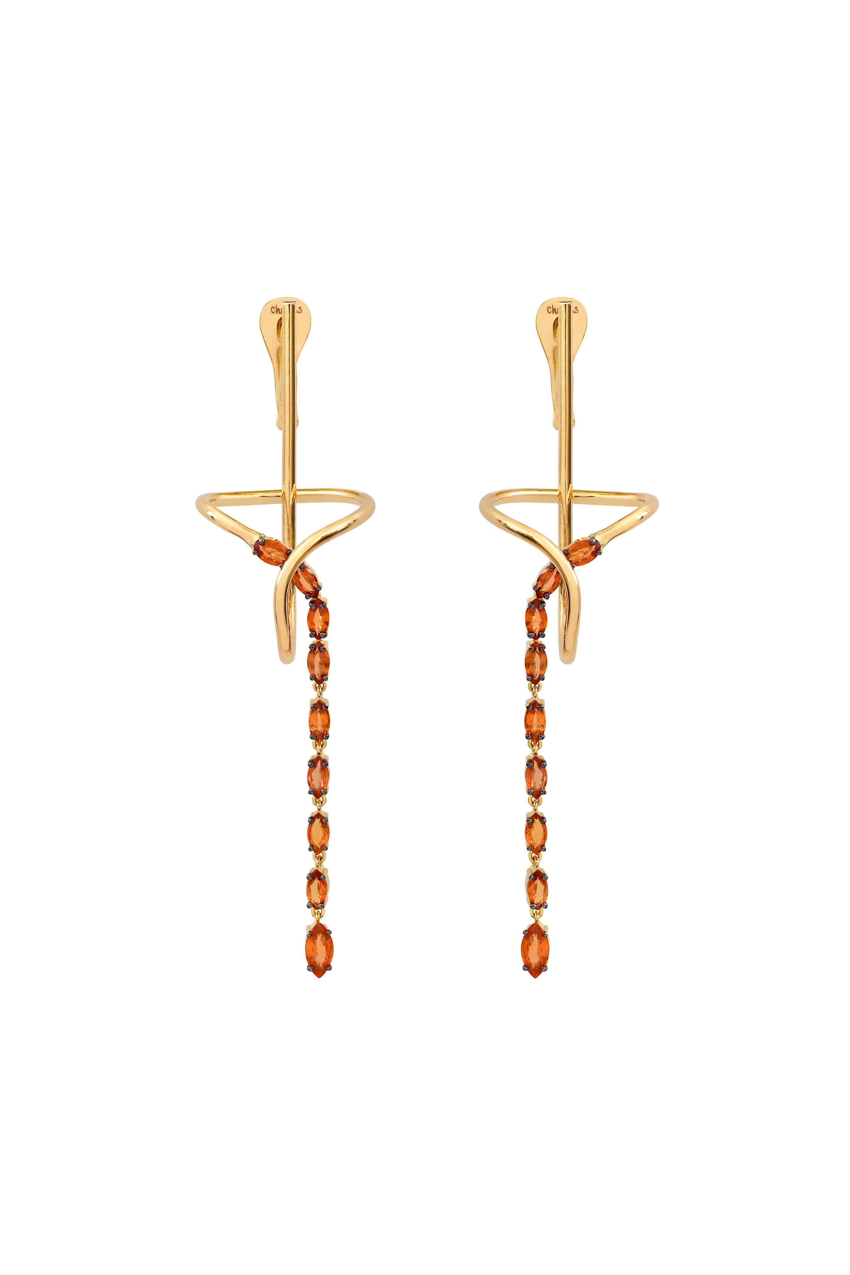 Bond in Bliss fire opal earrings