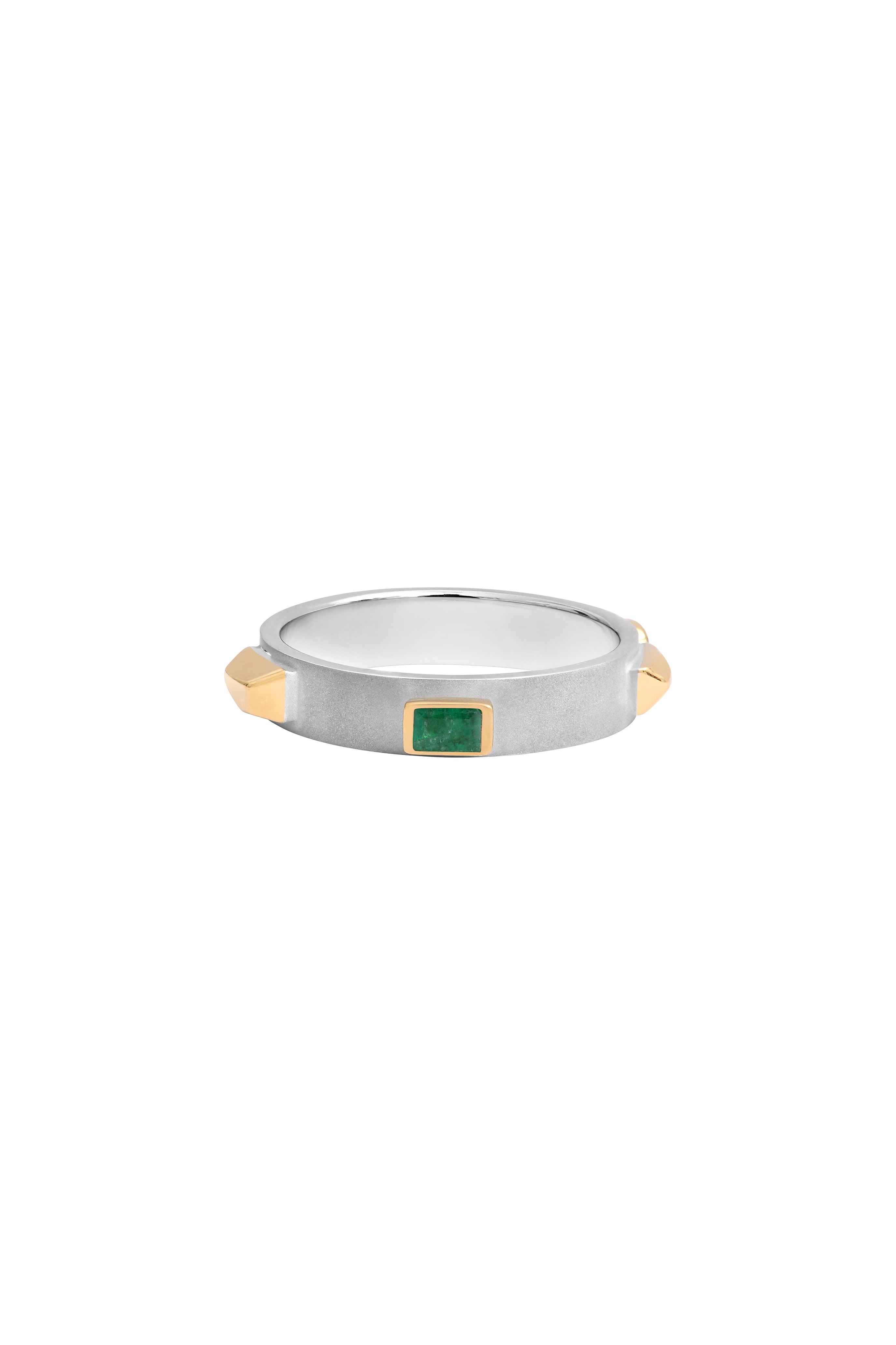 Sigil Band emerald ring